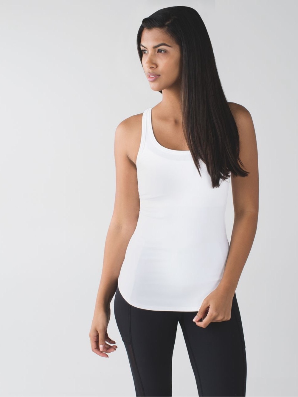 NWT Lululemon studio racer back white size 6